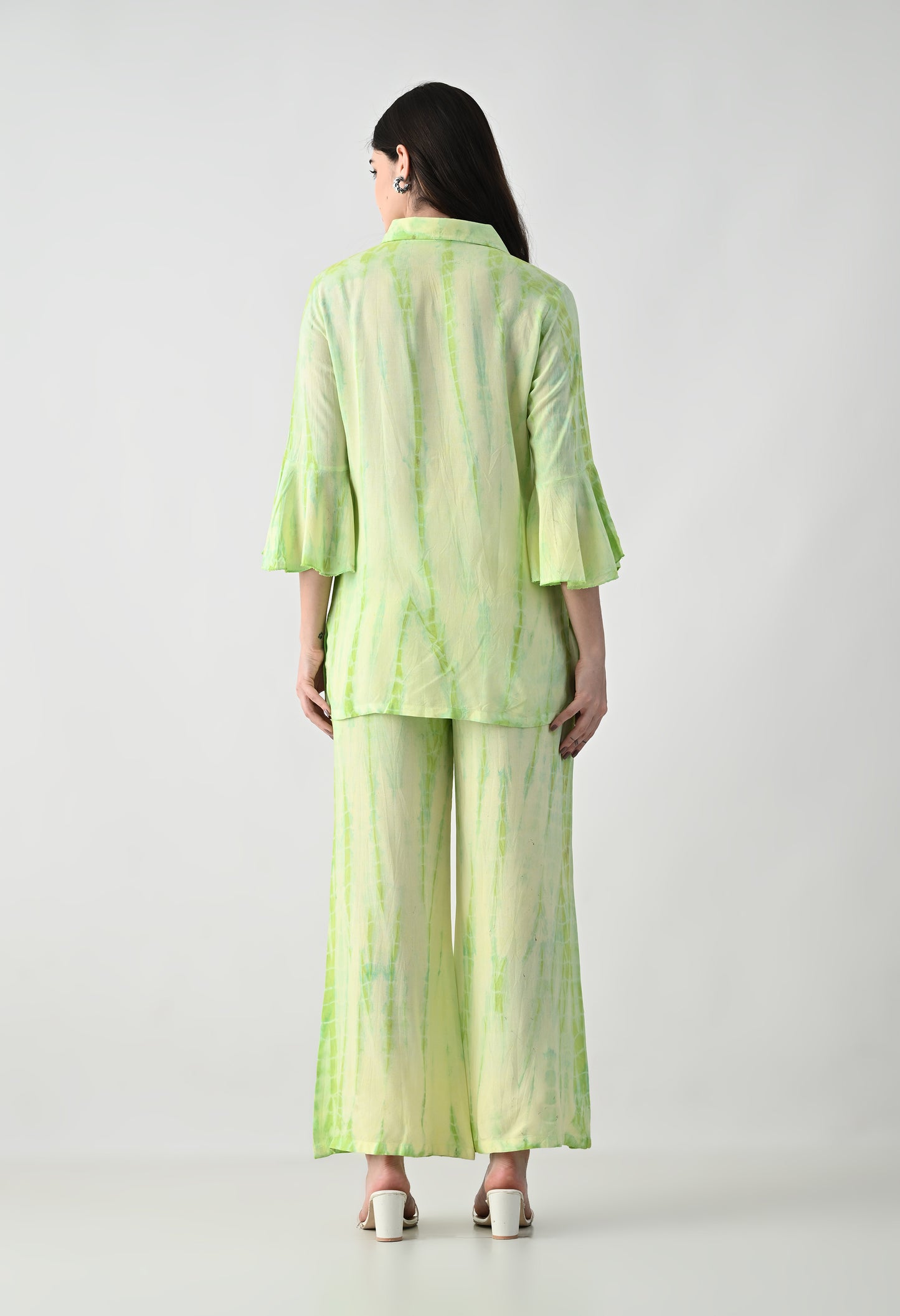 Women TIE-DYE Co-Ord Set | Two Piece Suit Shirt & Pant