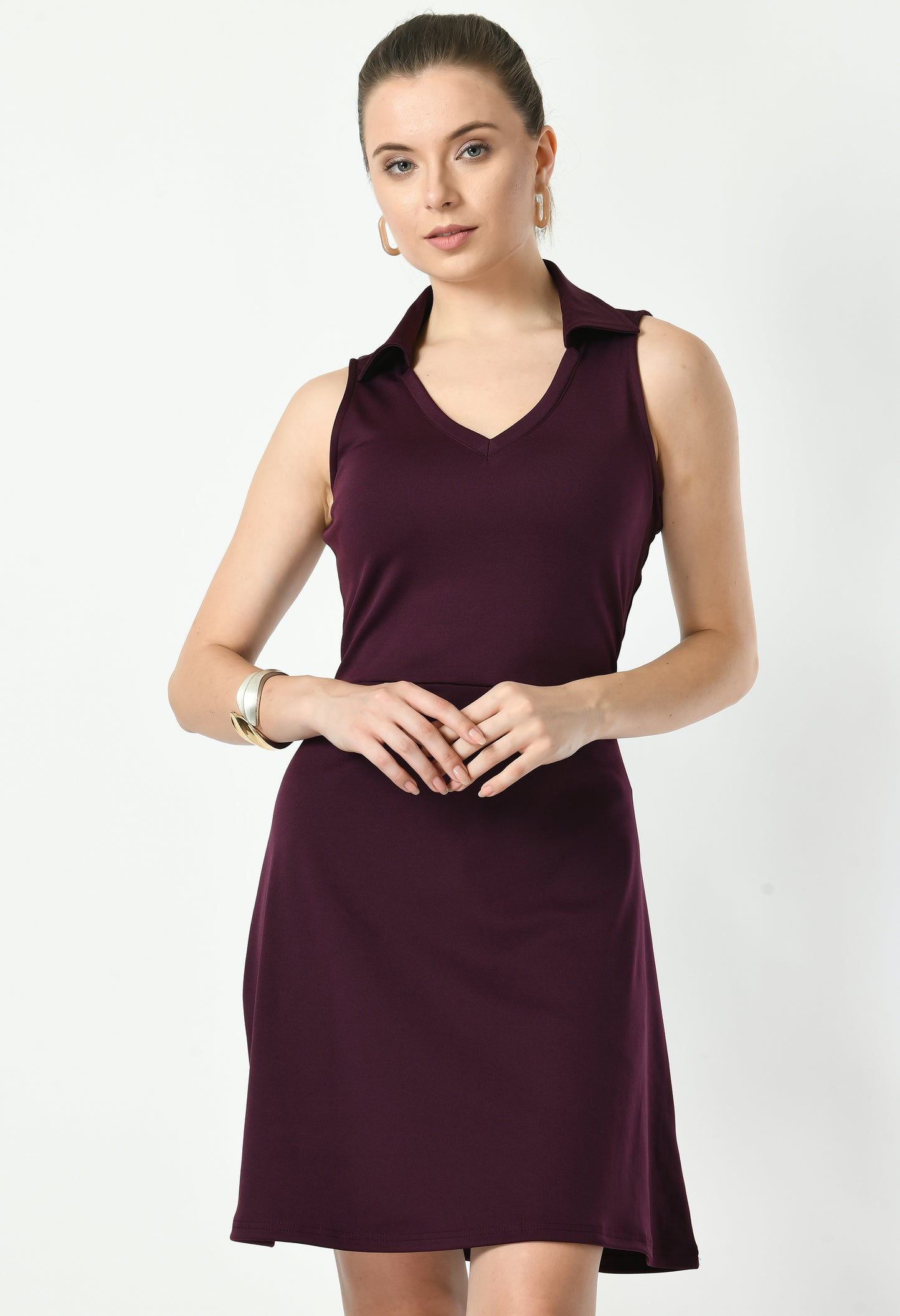 Women Fit & Flared Western Dress | Latest Women Dress | Dress for Women | Trendy Dress for Dress |A line Dress | Western Dress | Midi Dresses