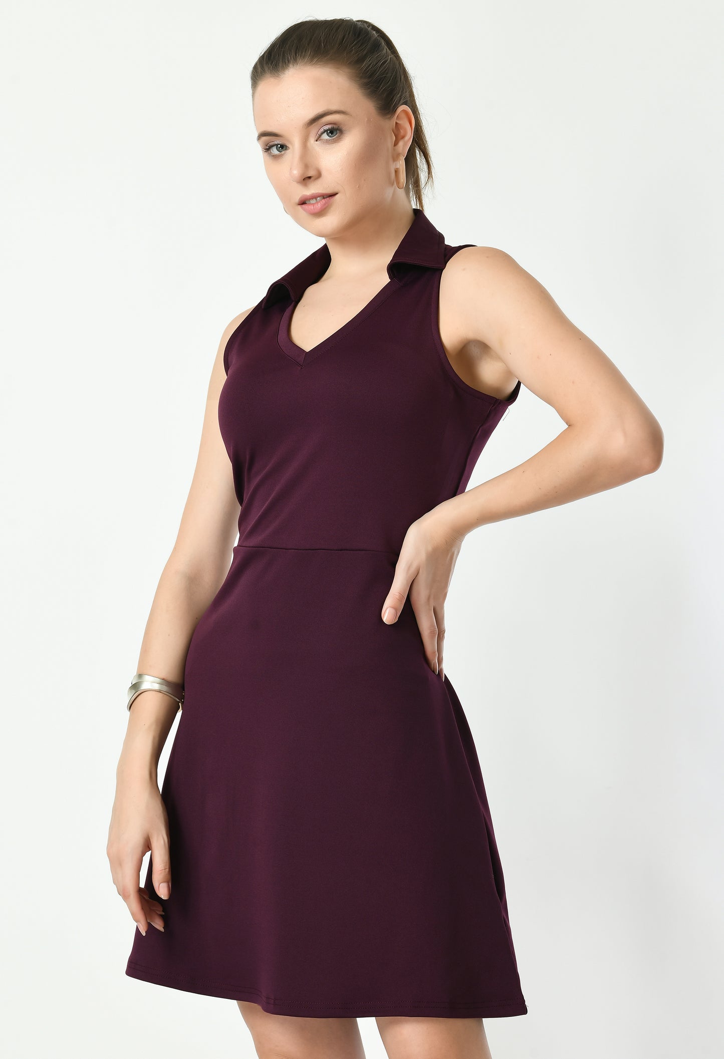 Women Fit & Flared Western Dress | Latest Women Dress | Dress for Women | Trendy Dress for Dress |A line Dress | Western Dress | Midi Dresses
