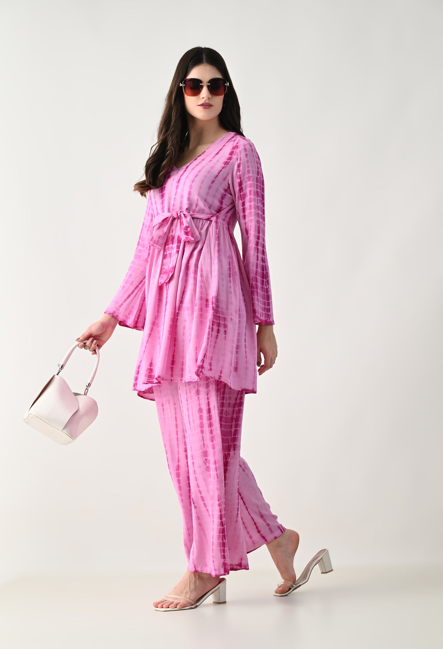 Women TIE-DYE Co-Ord Set | Two Piece Suit Shirt & Pant