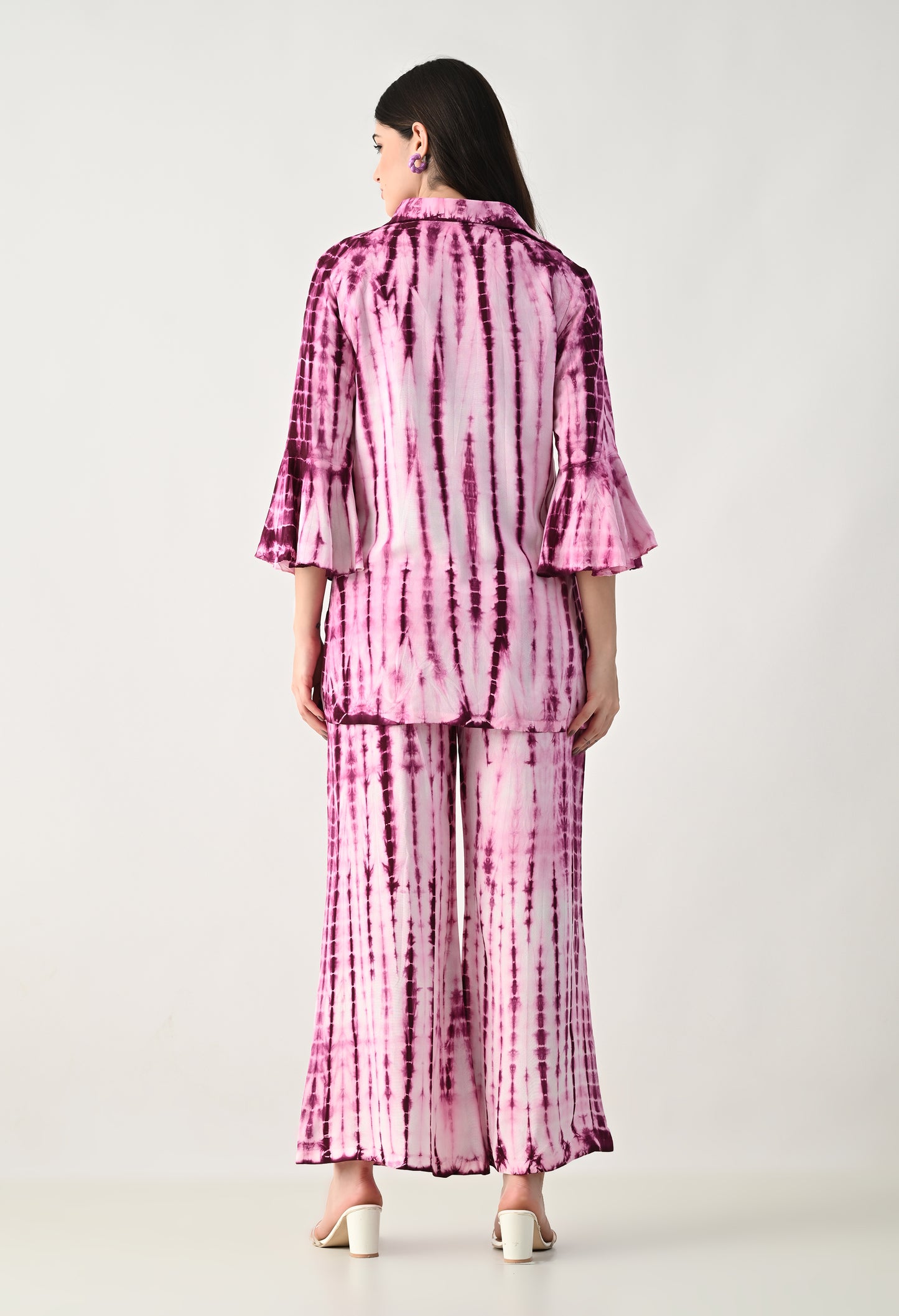 Women TIE-DYE Co-Ord Set | Two Piece Suit Shirt & Pant