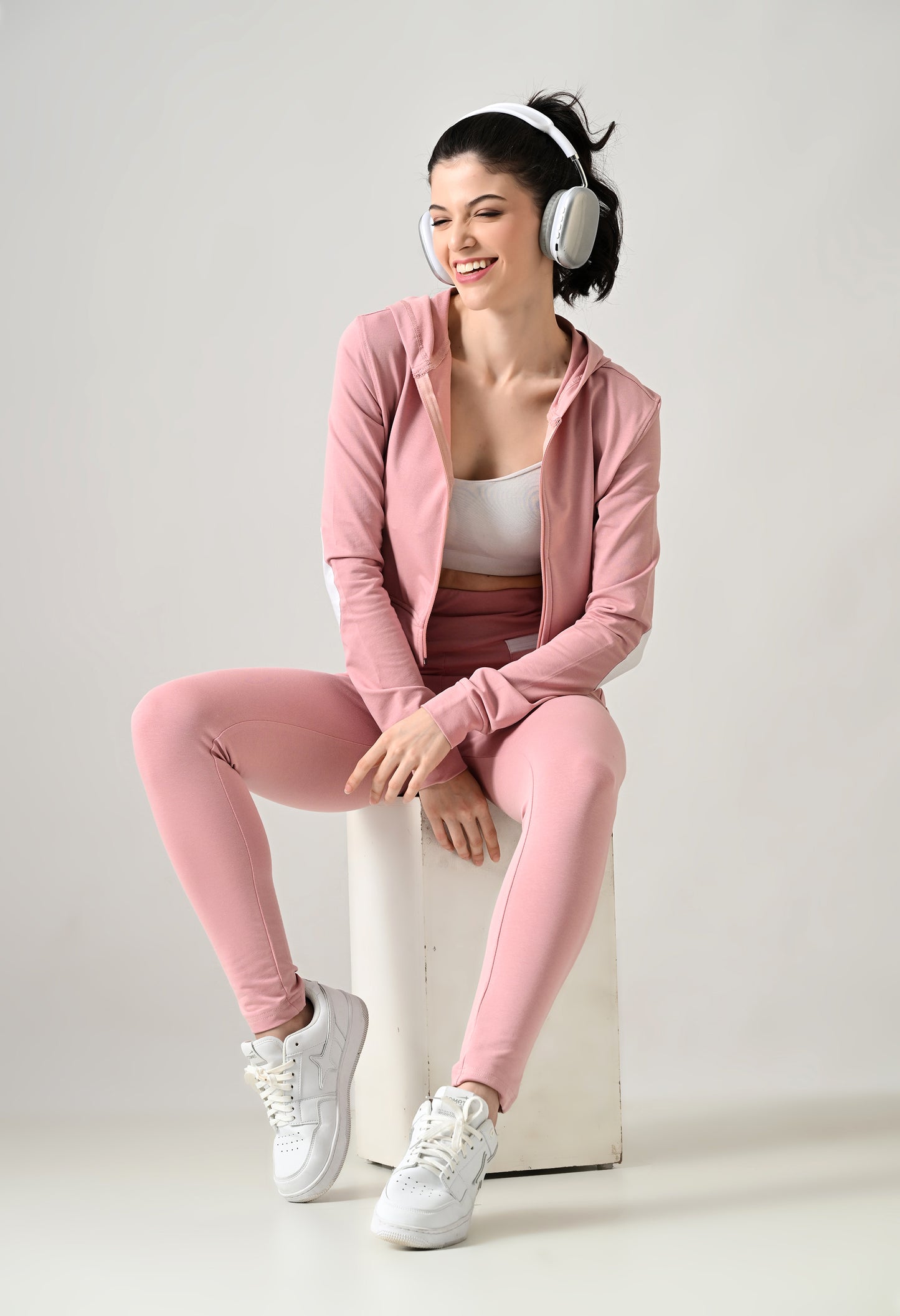 Women's Cotton Hoodie Tracksuit Set | Long Sleeve