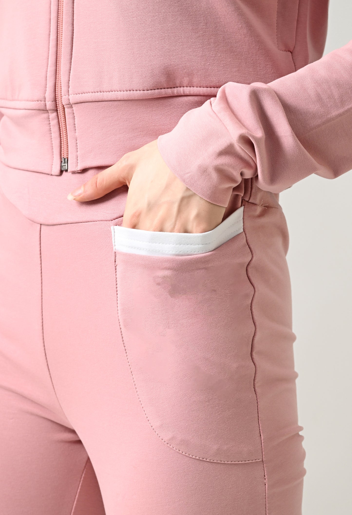 Women's Cotton Hoodie Tracksuit Set | Long Sleeve